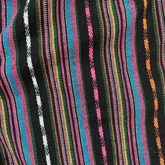 Philosophy Colorful  Stripe Fringe Hippie Shorts Sz 4 - Picture 3 of 10